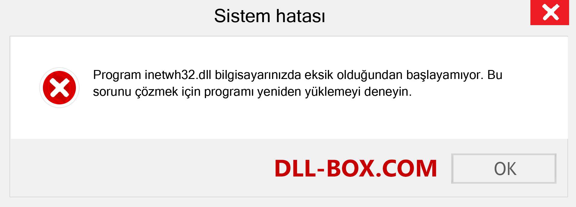 inetwh32.dll dosyası eksik mi? Windows 7, 8, 10 için İndirin - Windows'ta inetwh32 dll Eksik Hatasını Düzeltin, fotoğraflar, resimler